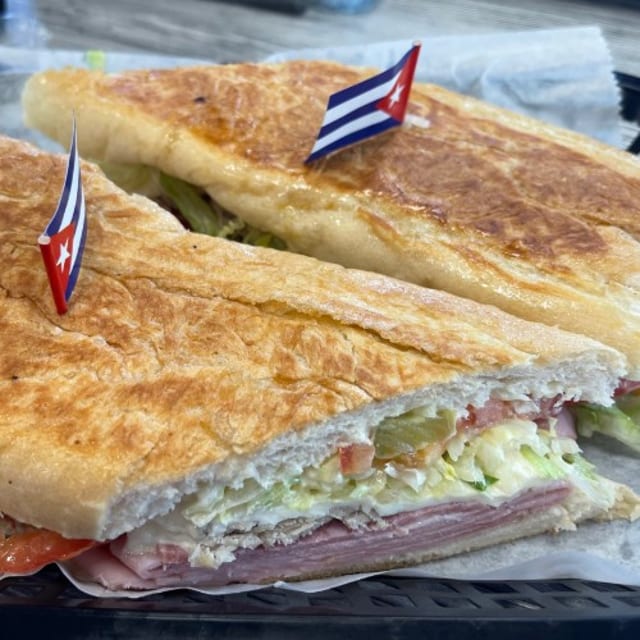Half Cuban Special Sandwich.