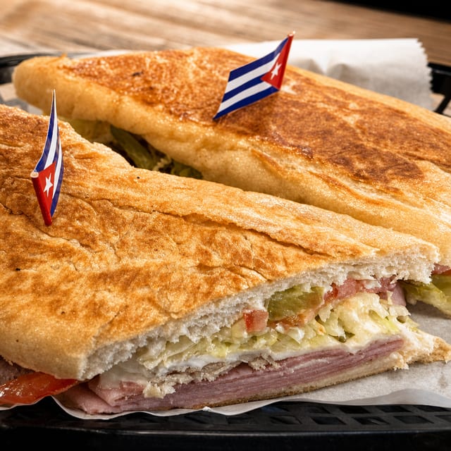 Half Cuban Special Sandwich.